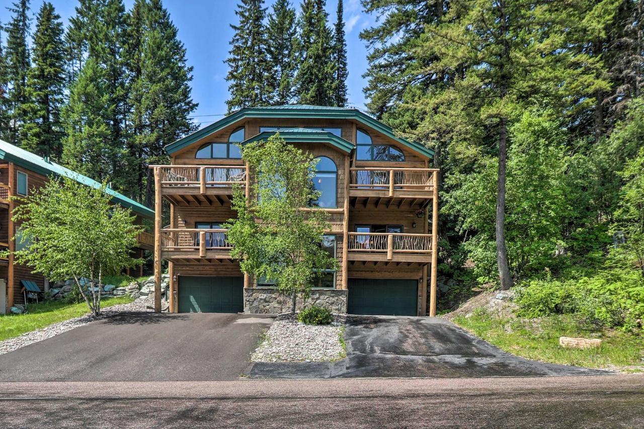 Rustic Home On Whitefish Mountain, Near Ski Run! Esterno foto