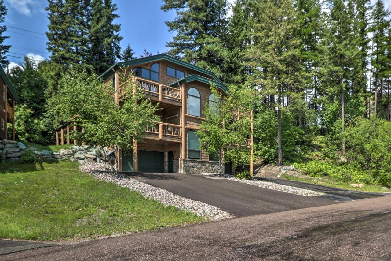 Rustic Home On Whitefish Mountain, Near Ski Run! Esterno foto